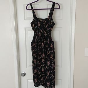 Topshop Midi Floral Dress NWOT